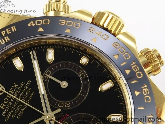 MiroTime 0103 DAYTONA 116518 APSF 1:1 BEST EDITION BLACK DIAL ON OYSTERFLEX RUBBER STRAP SH RelaxedFit 1782